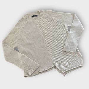 In Seoul Asymmetrical Sweater Sz L / XL Heavy Weight Fashion Forward Street